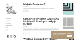 Desktop Screenshot of mdk-kazimierz.pl